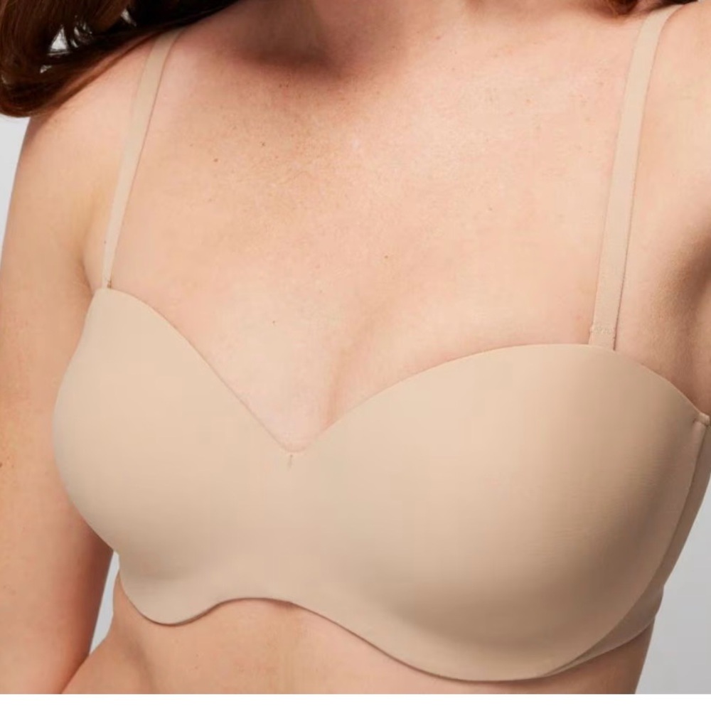 Soma Bodify Strapless Nude Bra includes straps, NWT